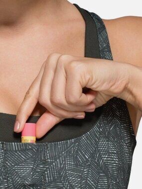 Lululemon Run: Stuff Your Bra Sz 6 Jazzy White Gator EUC